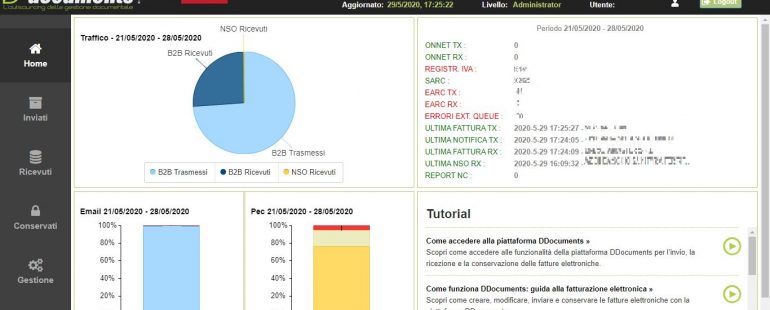 Aggiornamento del portale DDocuments